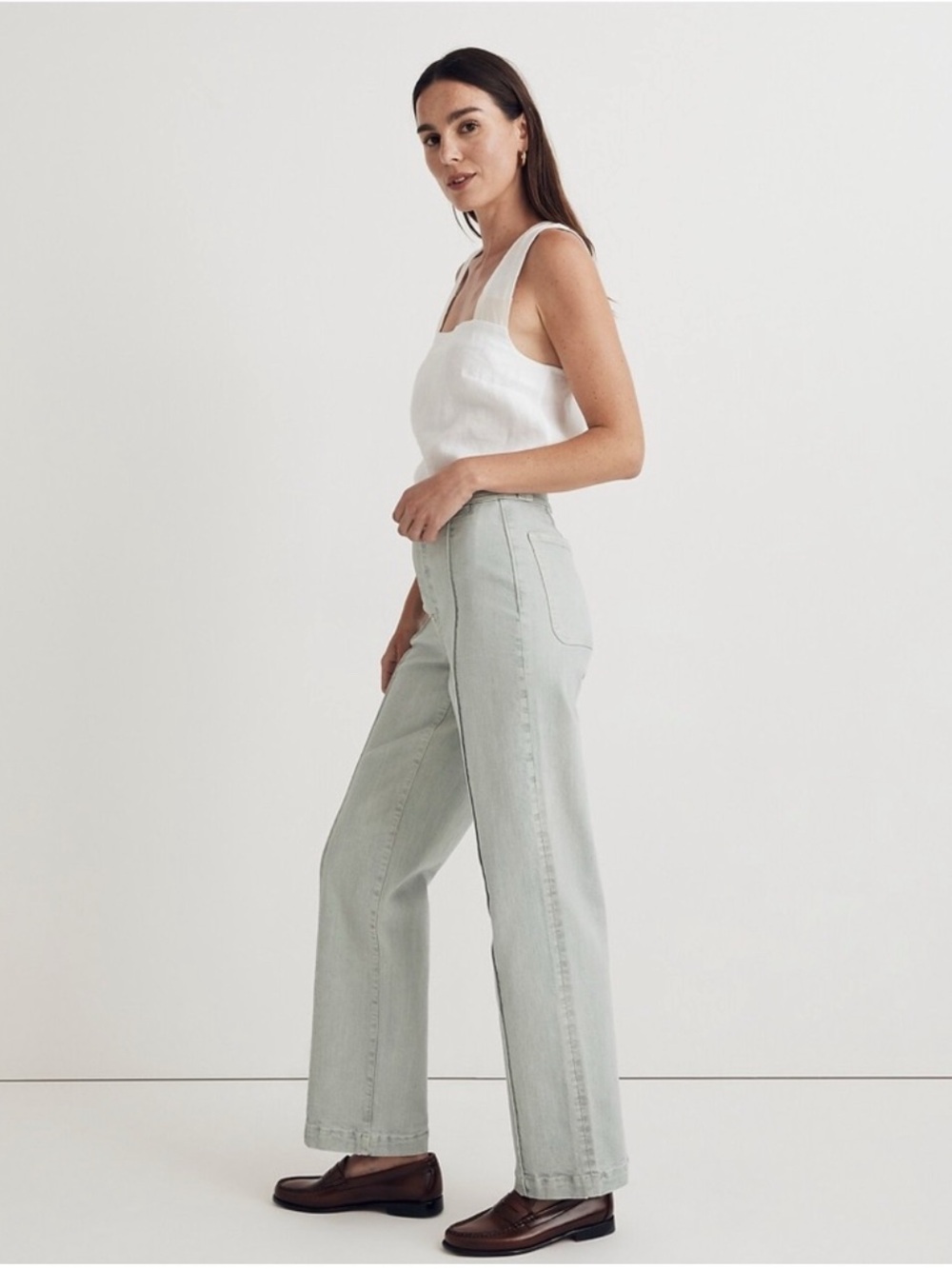MADEWELL The Perfect Vintage Wide Leg Jeans🌻
